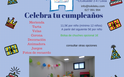 TXIKILEKU – CELEBRACIÓN DE CUMPLEAÑOS